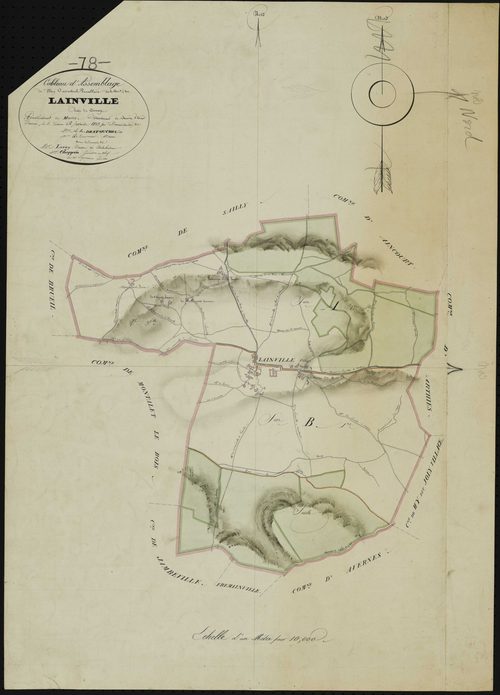 Lainville-en-Vexin - Plans de l’Administration du cadastre
