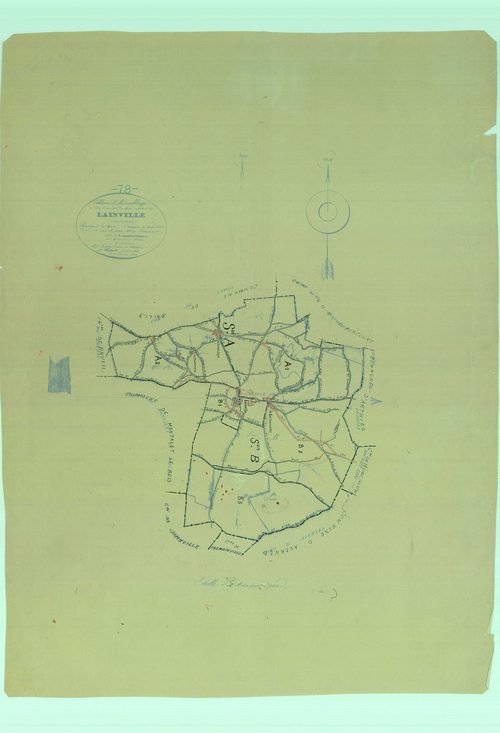 Lainville-en-Vexin - Plans du cadastre rénové