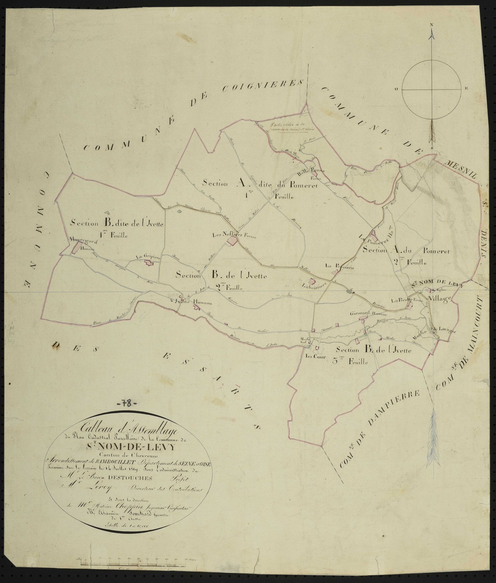 Lévis-Saint-Nom - Plans de l’Administration du cadastre