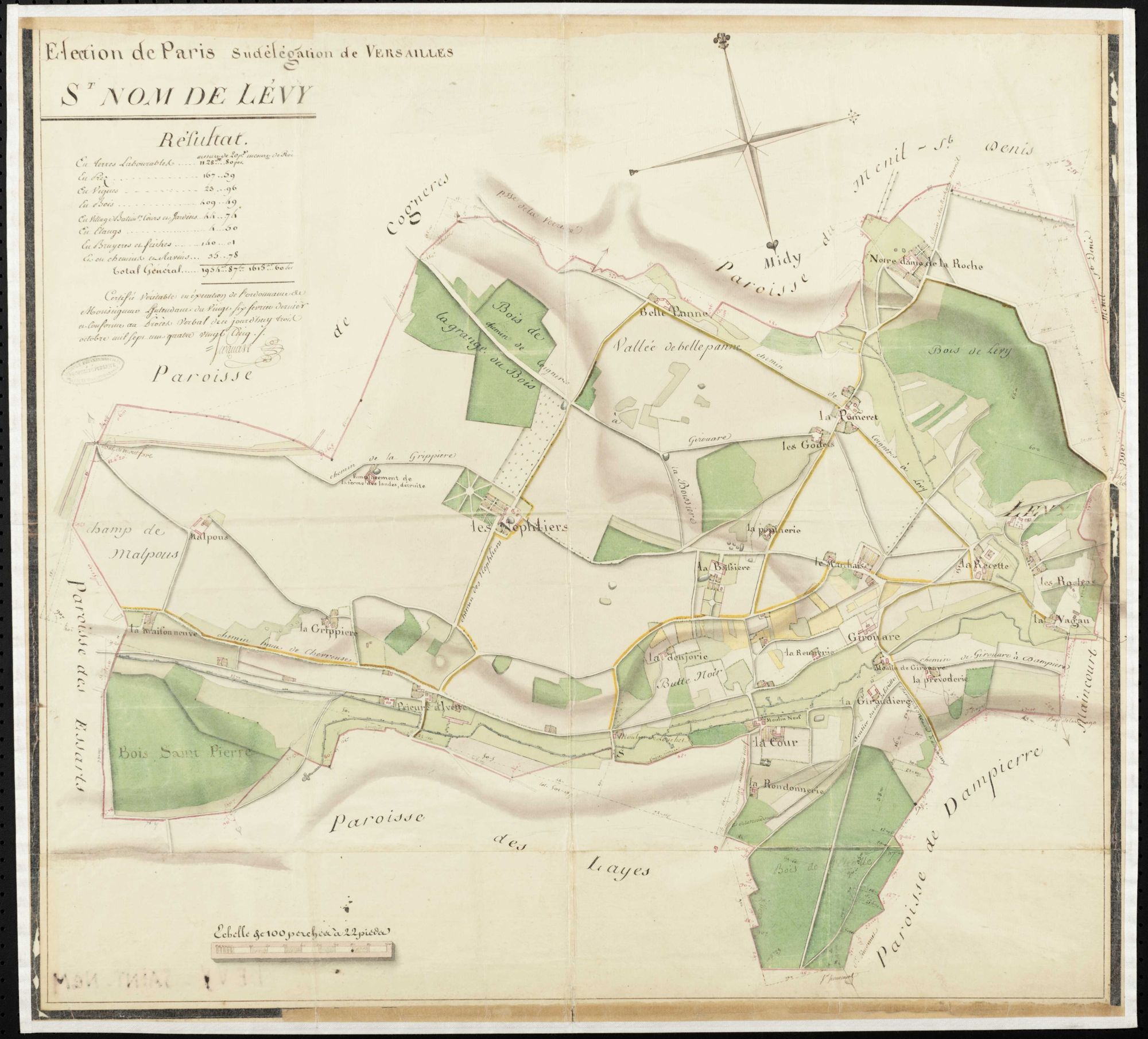 Lévis-Saint-Nom - Plan d'intendance de la paroisse de Lévis-Saint-Nom