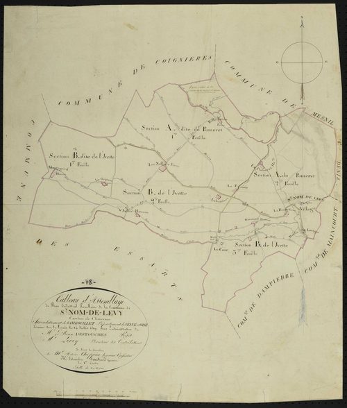 Lévis-Saint-Nom - Plans de l’Administration du cadastre