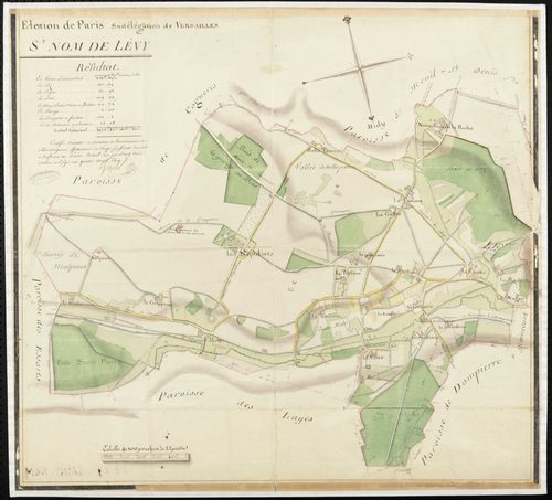 Lévis-Saint-Nom - Plan d'intendance de la paroisse de Lévis-Saint-Nom