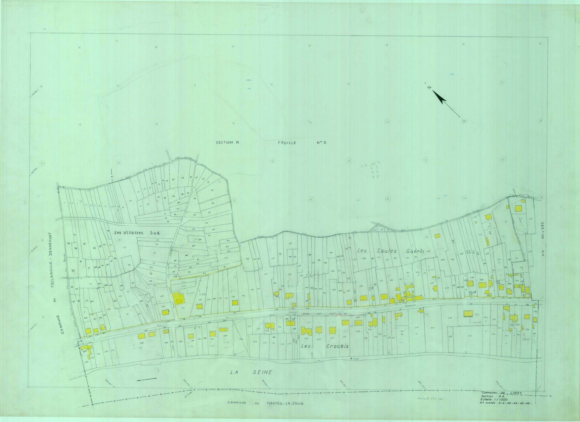 Limay - Plans du cadastre révisé