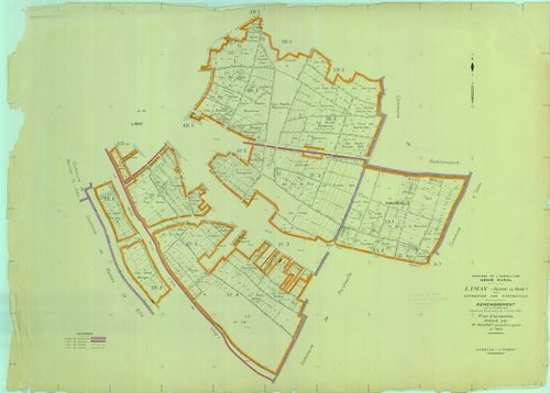Limay - Plans du cadastre remembré