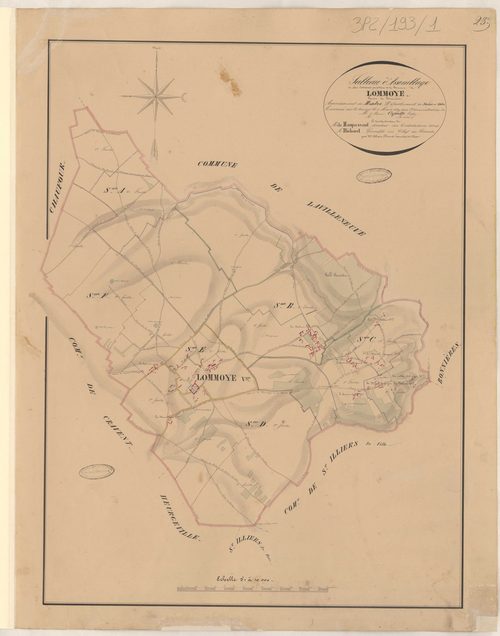 Lommoye - Plans de la Préfecture de Seine-et-Oise
