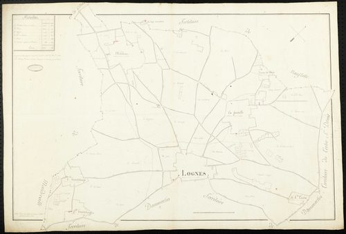 Longnes - Plan d'intendance de la paroisse de Longnes