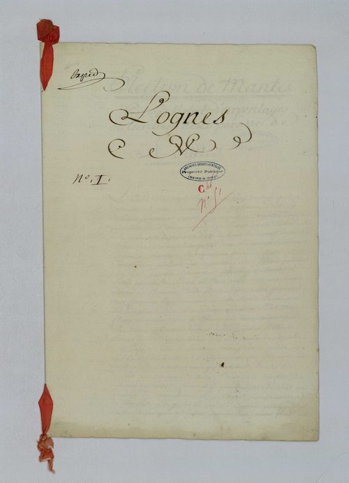 Longnes - Procès-verbal d'arpentage du territoire de la paroisse de Longnes