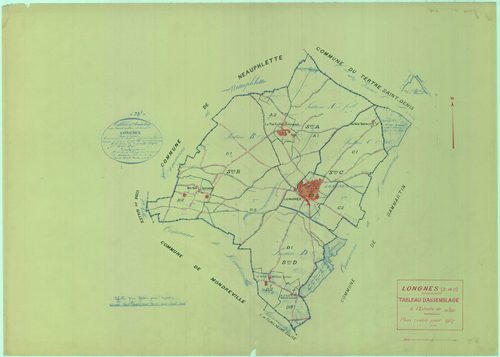 Longnes - Plans du cadastre rénové