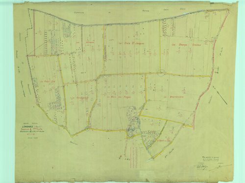Longnes - Plans du cadastre remembré