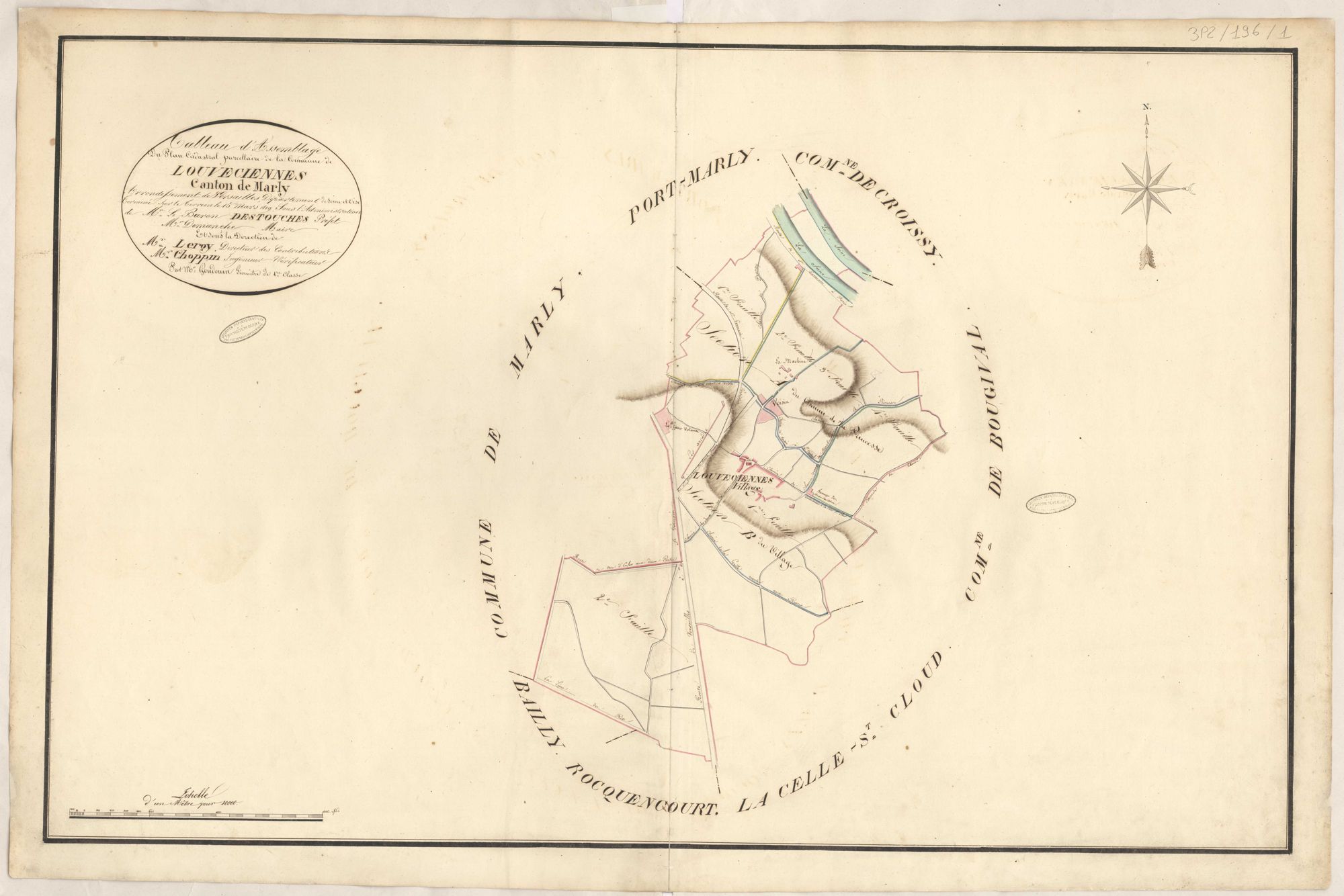 Louveciennes - Plans de la Préfecture de Seine-et-Oise