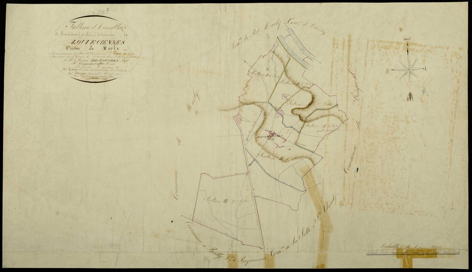 Louveciennes - Plans de l’Administration du cadastre