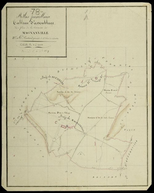 Magnanville - Plans de l’Administration du cadastre