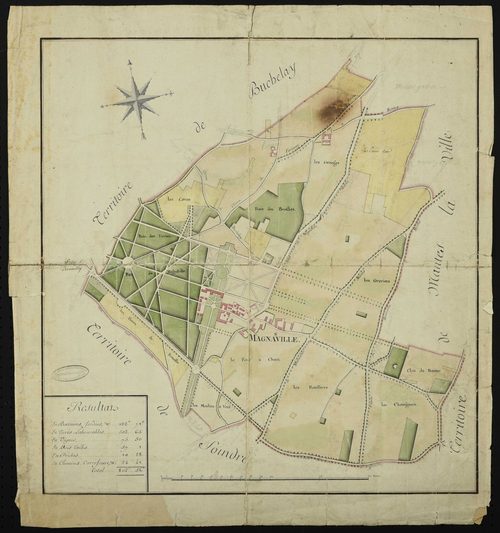 Magnanville - Plan d'intendance de la paroisse de Magnanville