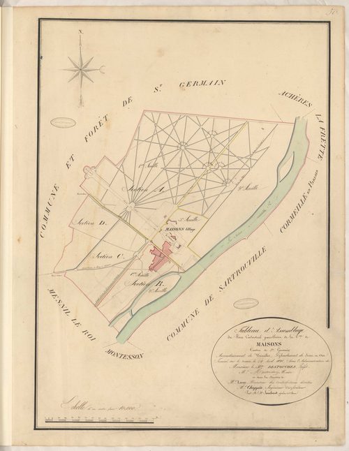 Maisons-Laffitte - Plans de la Préfecture de Seine-et-Oise
