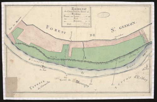Maisons-Laffitte - Plan d'intendance de la paroisse de Maisons-Laffitte