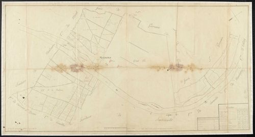 Maisons-Laffitte - Plan d'intendance de la paroisse de Maisons-Laffitte