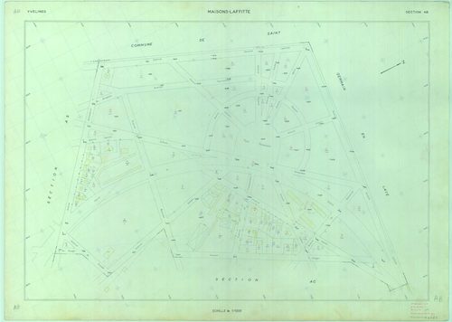 Maisons-Laffitte - Plans du cadastre révisé