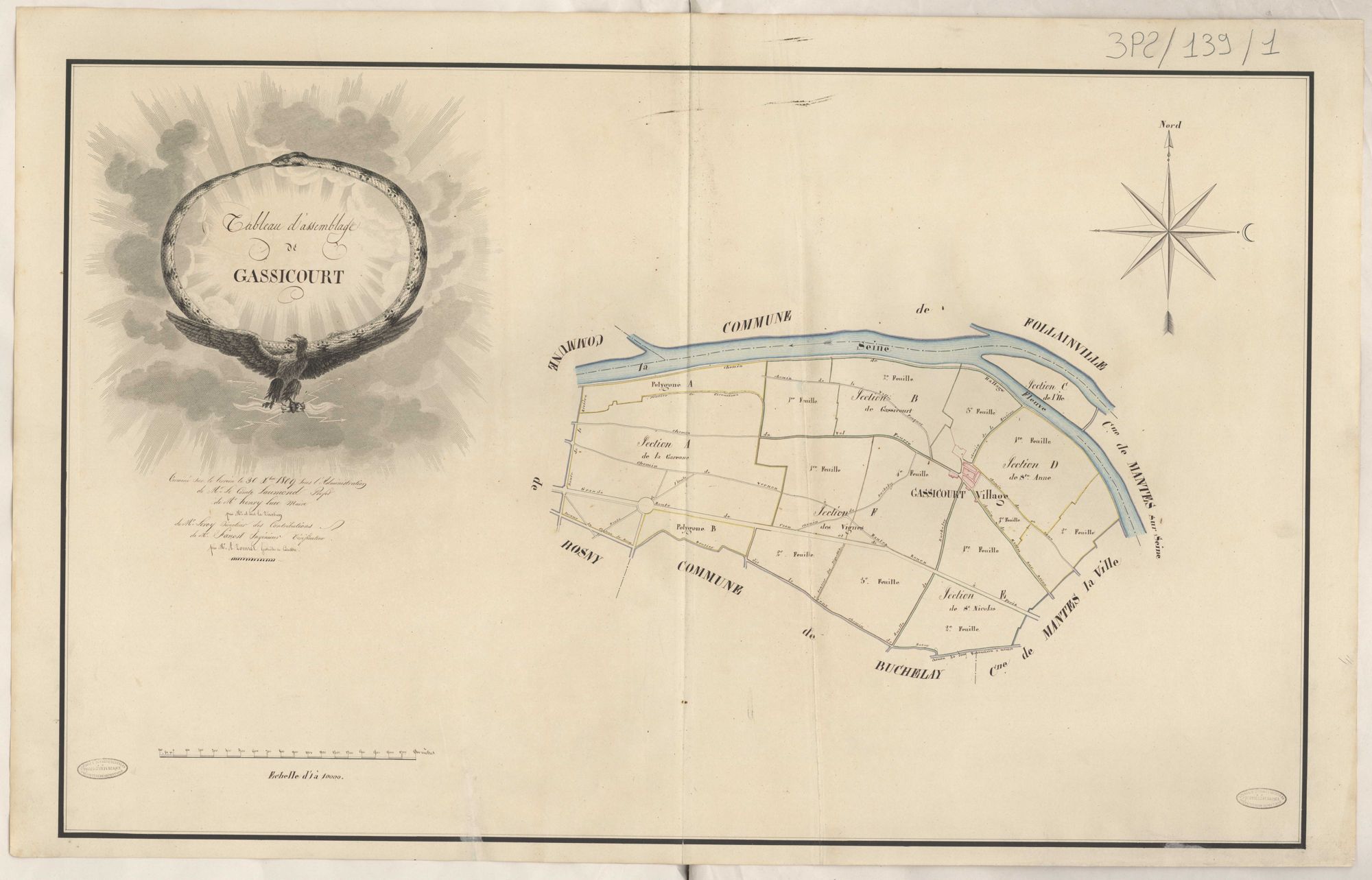 Mantes-la-Jolie - Plans de la Préfecture de Seine-et-Oise