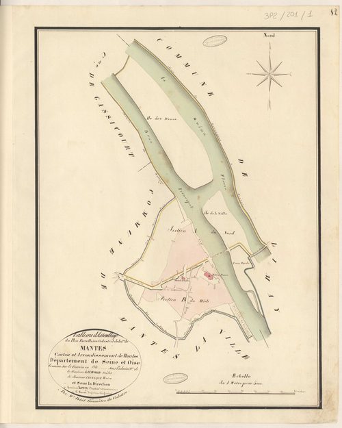 Mantes-la-Jolie - Plans de la Préfecture de Seine-et-Oise