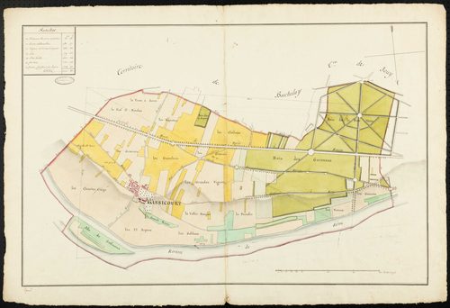 Mantes-la-Jolie - Plan d'intendance de la paroisse de Mantes-la-Jolie
