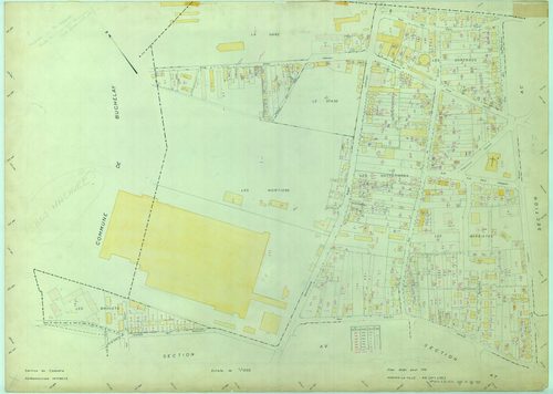 Mantes-la-Ville - Plans du cadastre révisé