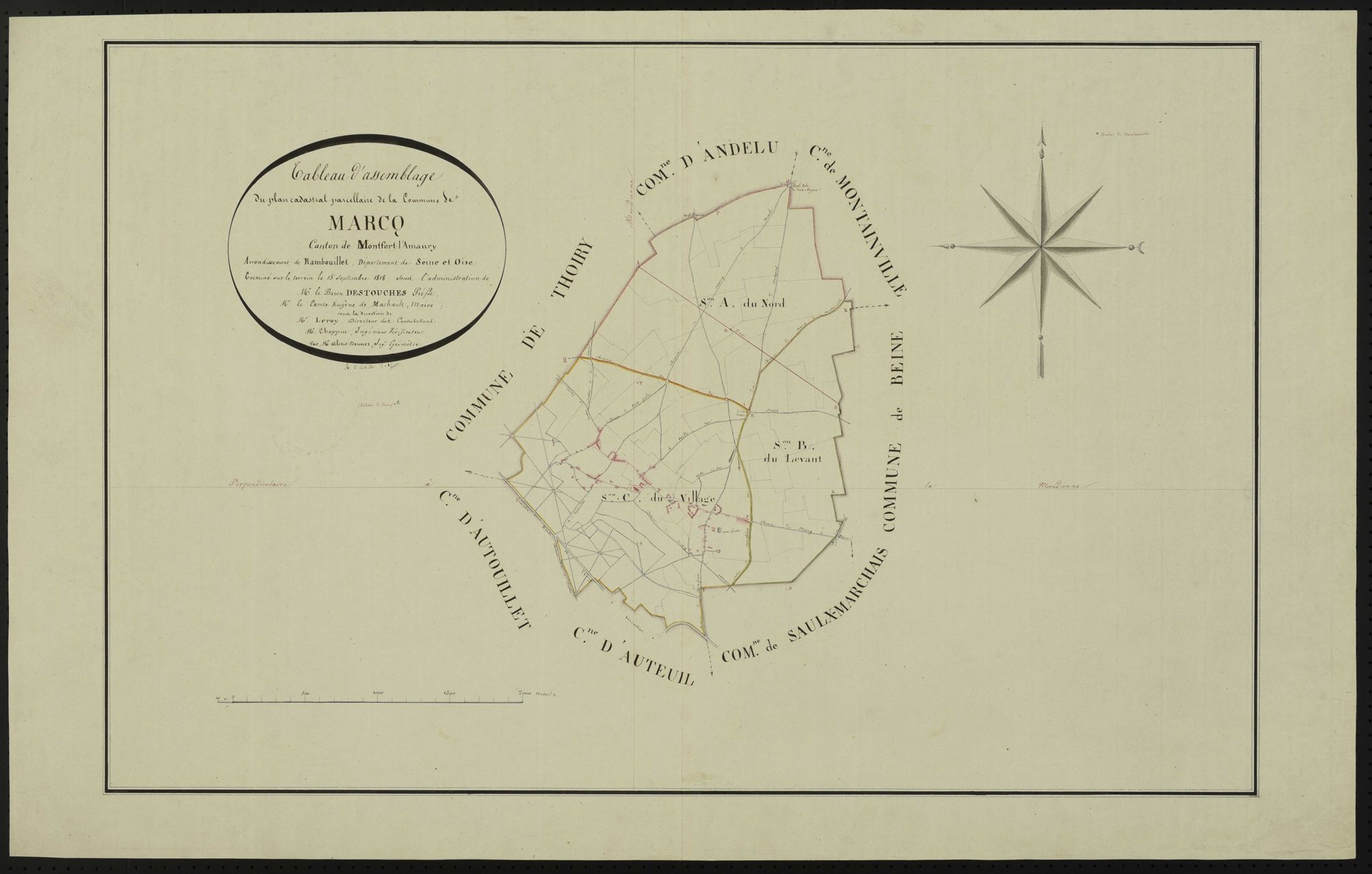 Marcq - Plans de l’Administration du cadastre