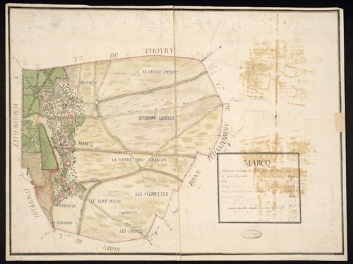 Marcq - Plan d'intendance de la paroisse de Marcq