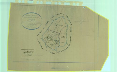 Marcq - Plans du cadastre rénové