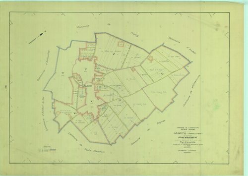 Marcq - Plans du cadastre remembré