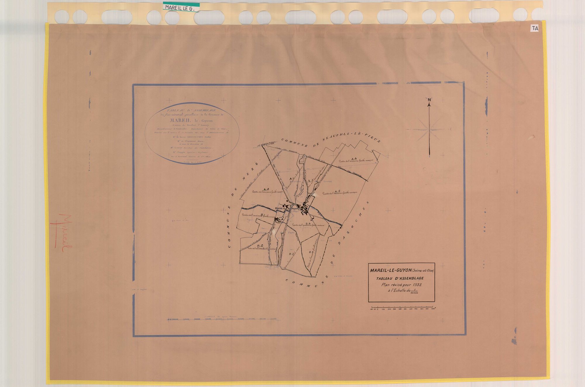 Mareil-le-Guyon - Plans du cadastre rénové