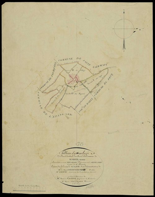 Mareil-Marly - Plans de l’Administration du cadastre