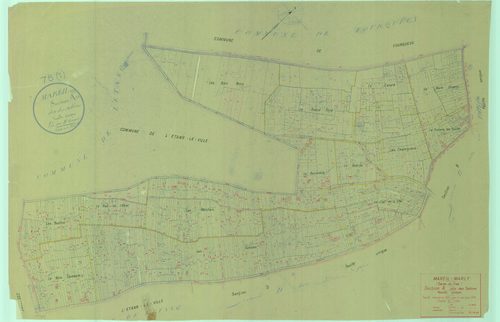 Mareil-Marly - Plans du cadastre rénové