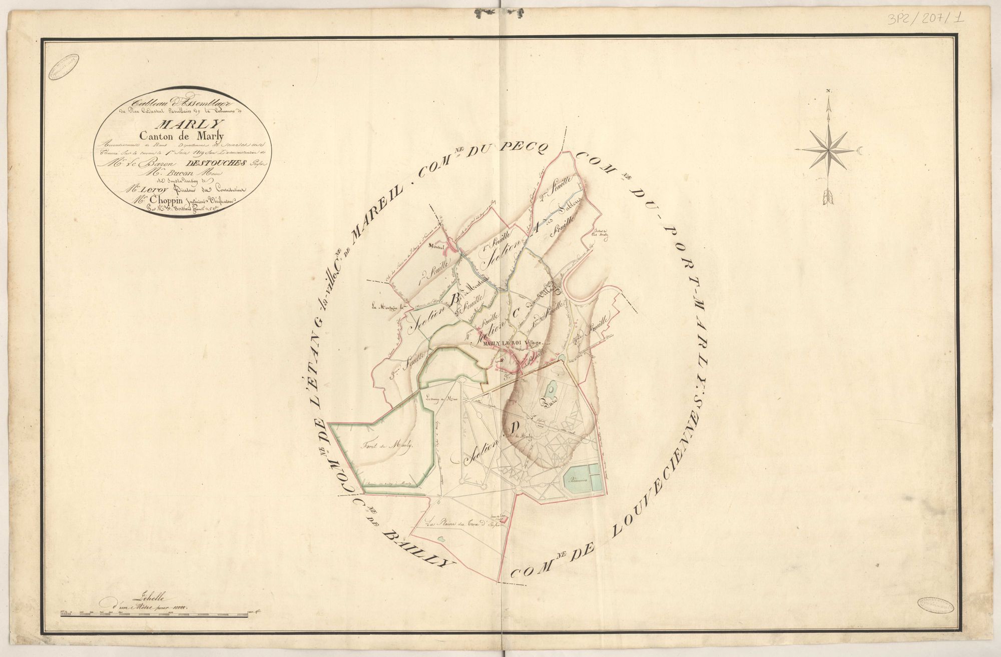 Marly-le-Roi - Plans de la Préfecture de Seine-et-Oise