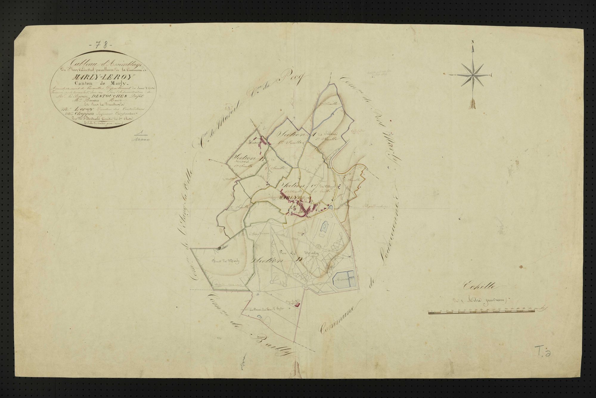 Marly-le-Roi - Plans de l’Administration du cadastre