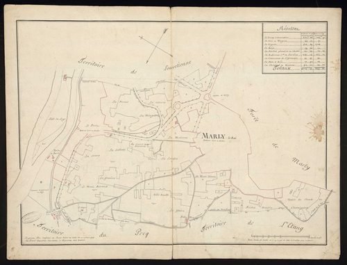 Marly-le-Roi - Plan d'intendance de la paroisse de Marly-le-Roi