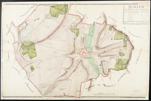Maule - Plan d'intendance de la paroisse de Maule