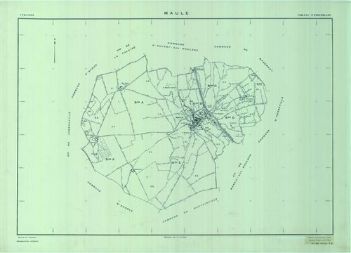 Maule - Plans du cadastre rénové