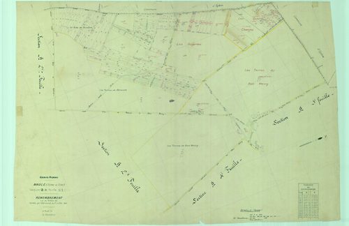 Maule - Plans du cadastre remembré