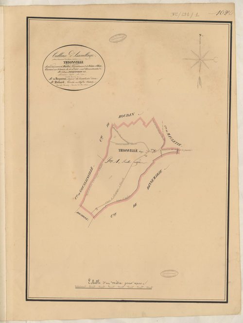 Maulette - Plans de la Préfecture de Seine-et-Oise