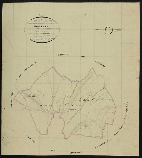 Maulette - Plans de l’Administration du cadastre