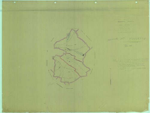 Maulette - Plans du cadastre rénové
