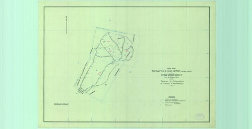 Maulette - Plans du cadastre remembré