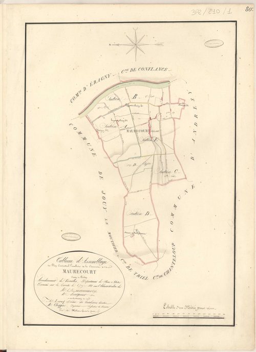 Maurecourt - Plans de la Préfecture de Seine-et-Oise