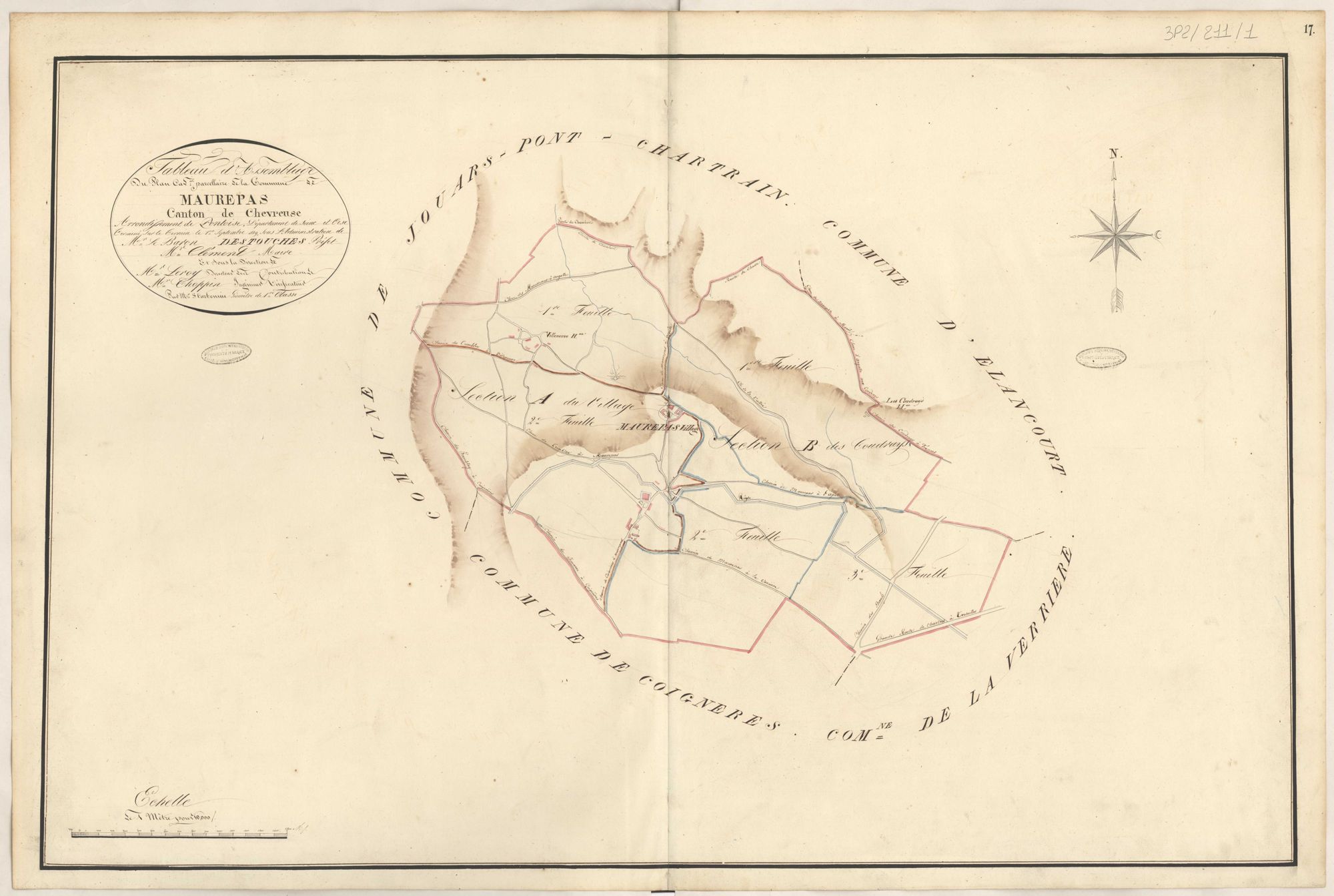 Maurepas - Plans de la Préfecture de Seine-et-Oise