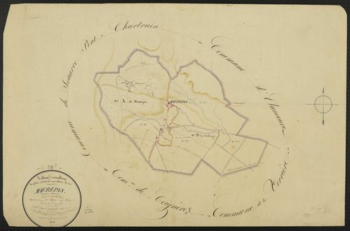 Maurepas - Plans de l’Administration du cadastre
