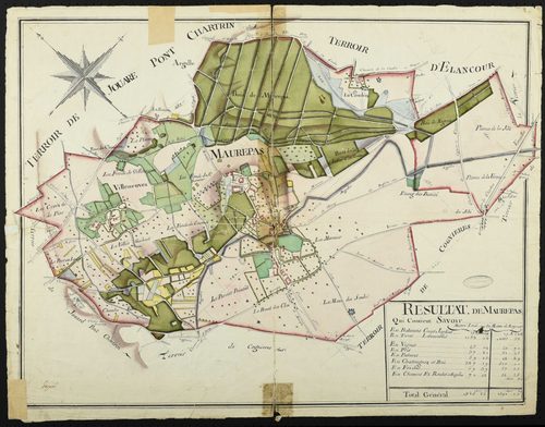 Maurepas - Plan d'intendance de la paroisse de Maurepas