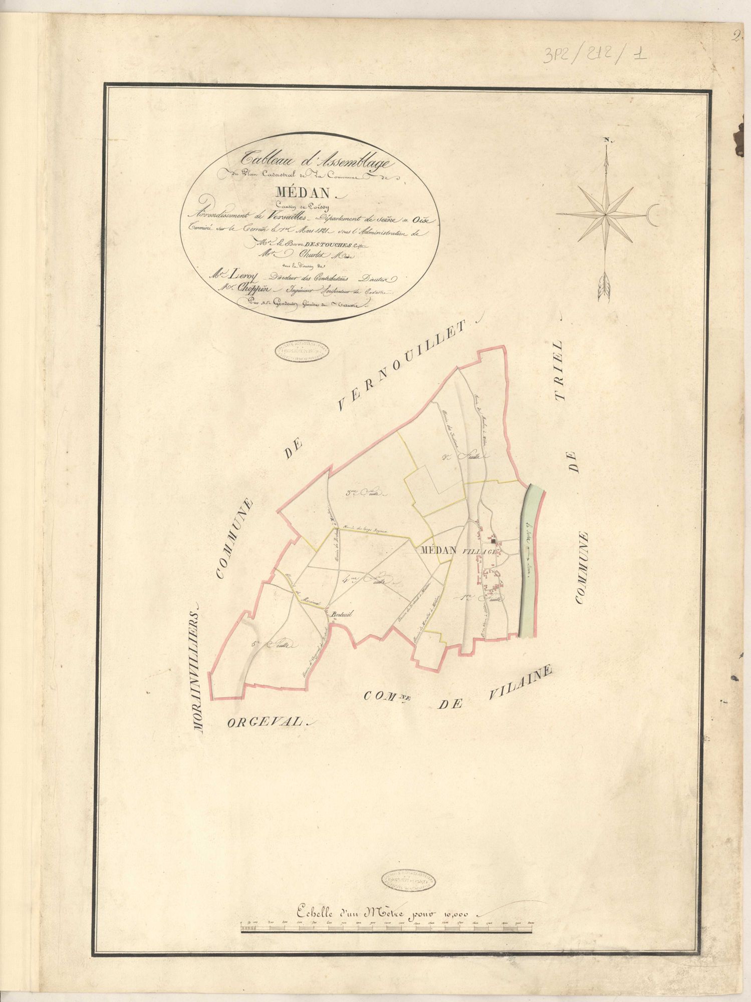 Médan - Plans de la Préfecture de Seine-et-Oise