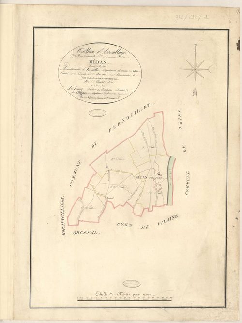 Médan - Plans de la Préfecture de Seine-et-Oise