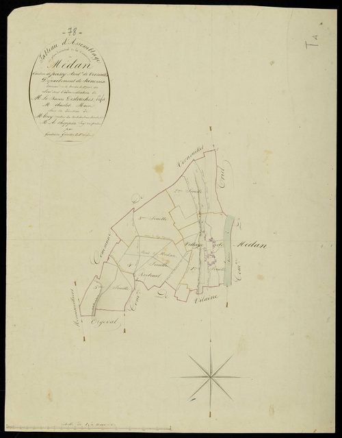 Médan - Plans de l’Administration du cadastre