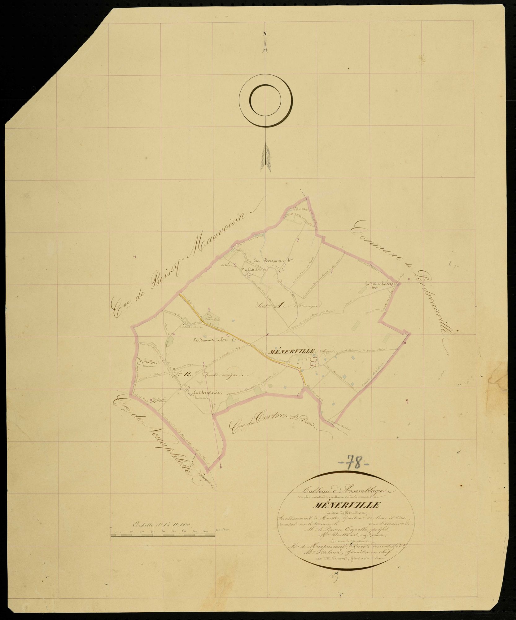 Ménerville - Plans de l’Administration du cadastre